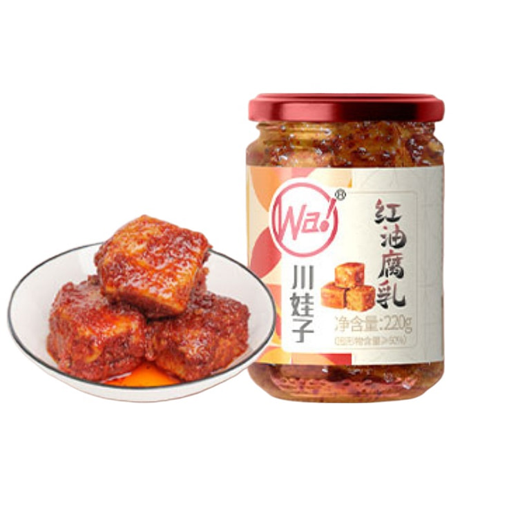 川娃子 麻辣红油豆腐乳220g*1瓶