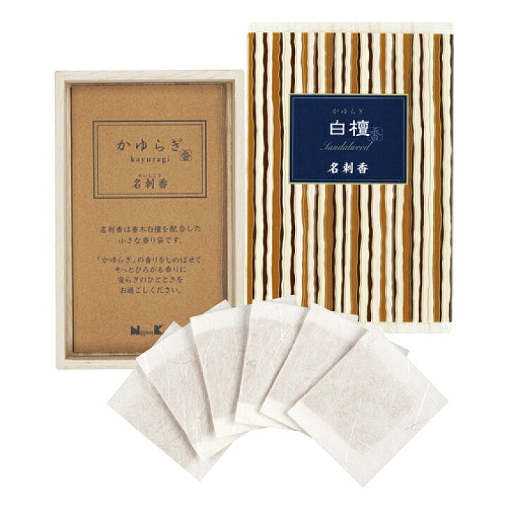 Nippon Kodo Sandalwood Incense Chips 6pcs 1 each