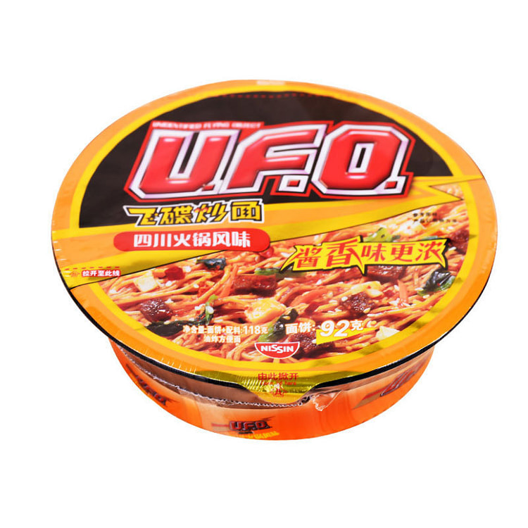 日清Nissin UFO飞碟炒面干拌 四川火锅风味