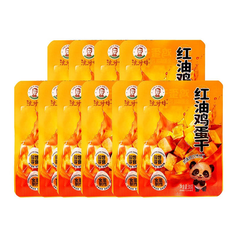Master Shen’s Red Oil Egg Dried Product 300 g