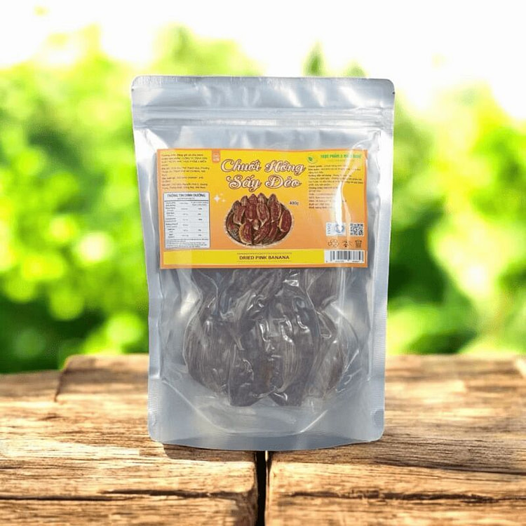 Soft-dried banana - Chuoi Hong 400 g