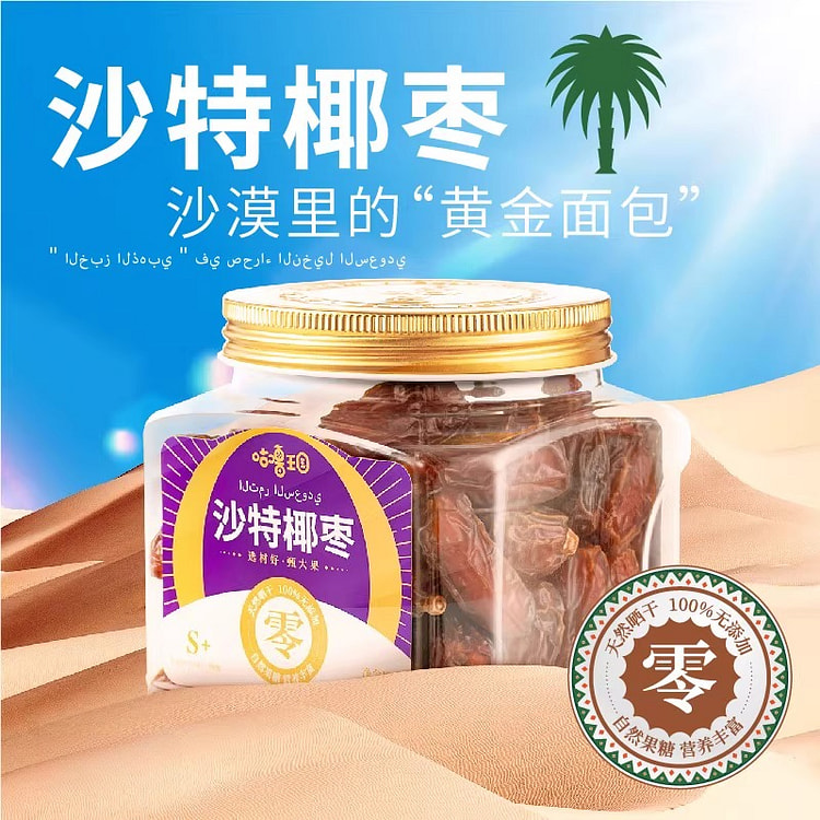 咕噜王国沙特大椰枣干260g*1罐