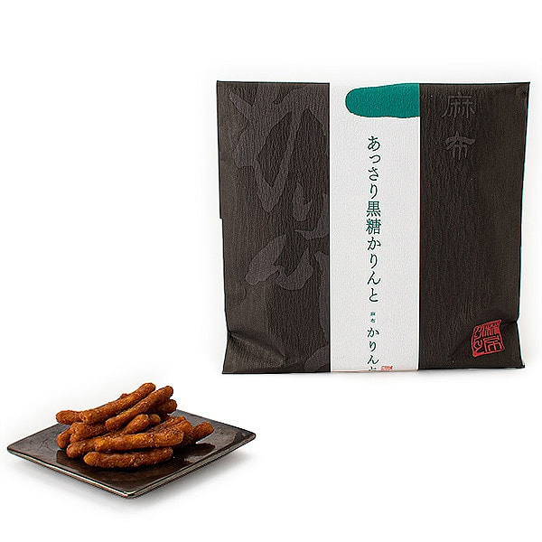 麻布十番 淡黑糖花林糖米果 60g