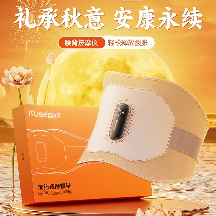加热护腰带保暖热敷暖腰发热仪理疗腰部按摩器 一个装 1 包