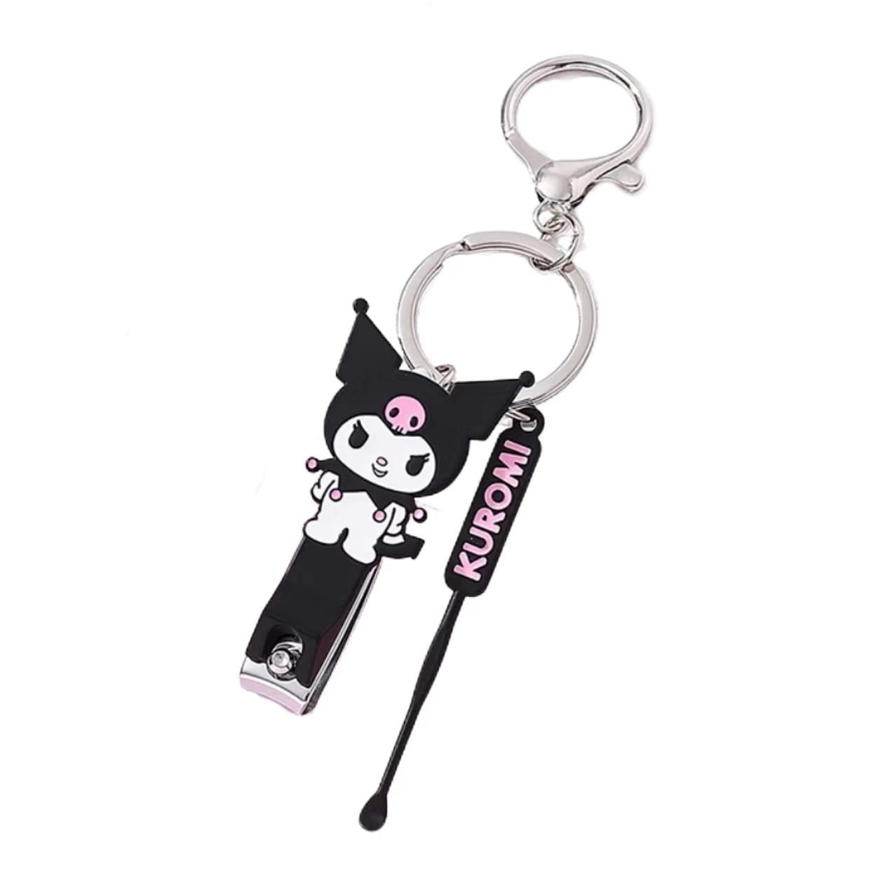 Nail Clippers Drop Glue Nail Clippers Small And Portable Home-Kuromi Black 1 count