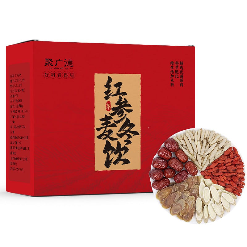 Juguangde Red Ginseng Ophiopogon Herb Tea 1 box