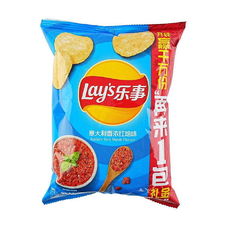 乐事 薯片 意大利香浓红烩味70g