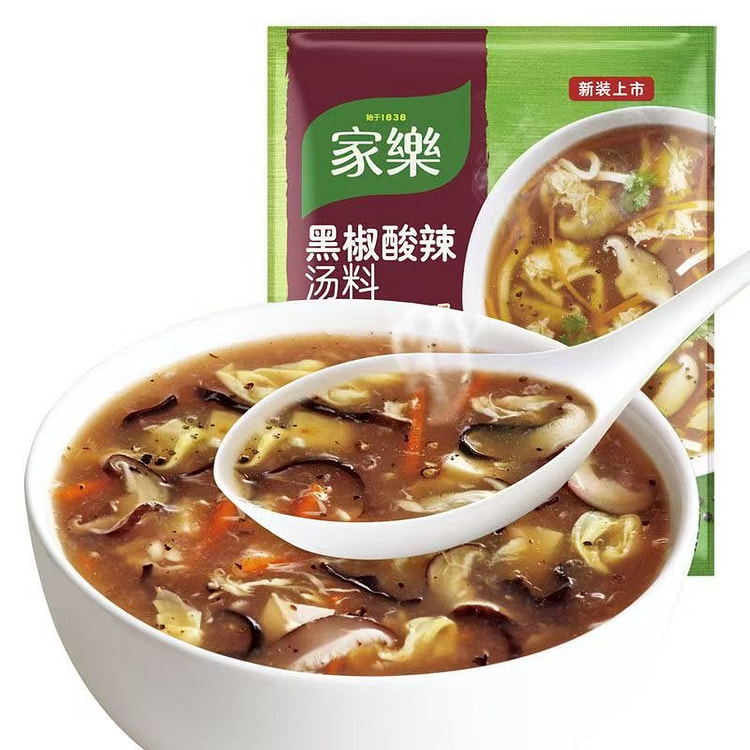 德国家乐黑椒酸辣汤料速食汤调料5袋 180 克