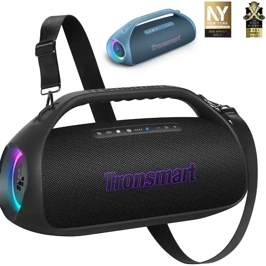 Bluetooth Speakers,90W Stereo Sound,EQ,Waterproof, 1 box