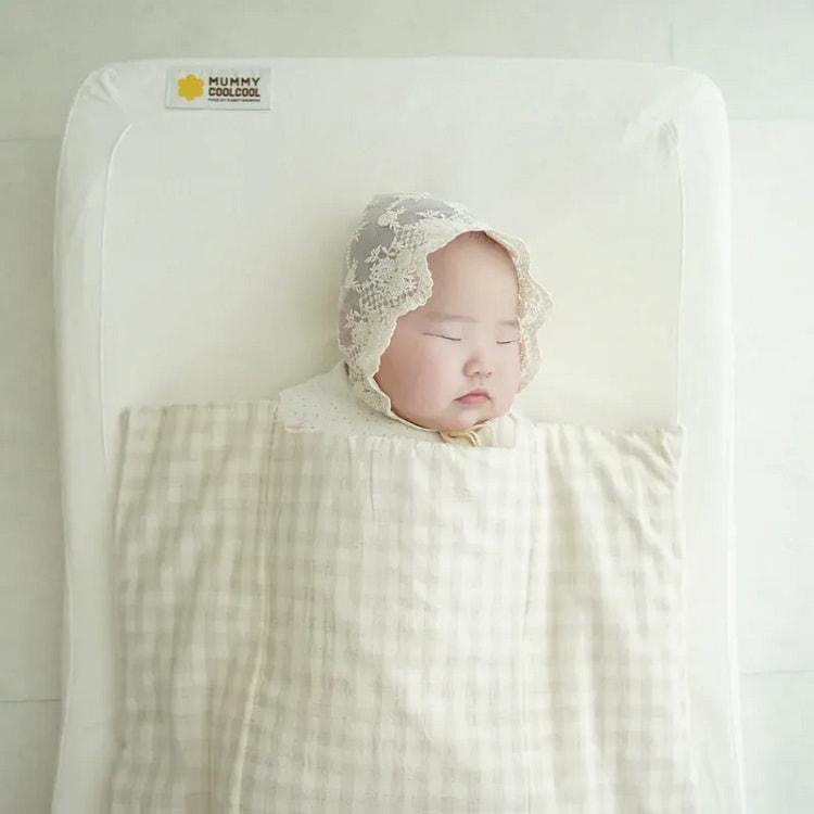 MummyCoolCool All-in-one Moro Blanket Beige Check