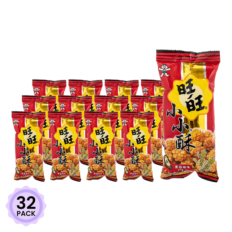 旺旺 小小酥 黑胡椒味 60 克*32 包