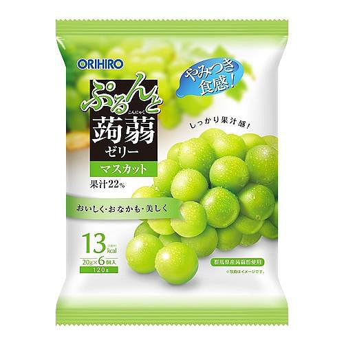 ORIHIRO Jelly Drink Green Grape Flavor 20g x 6