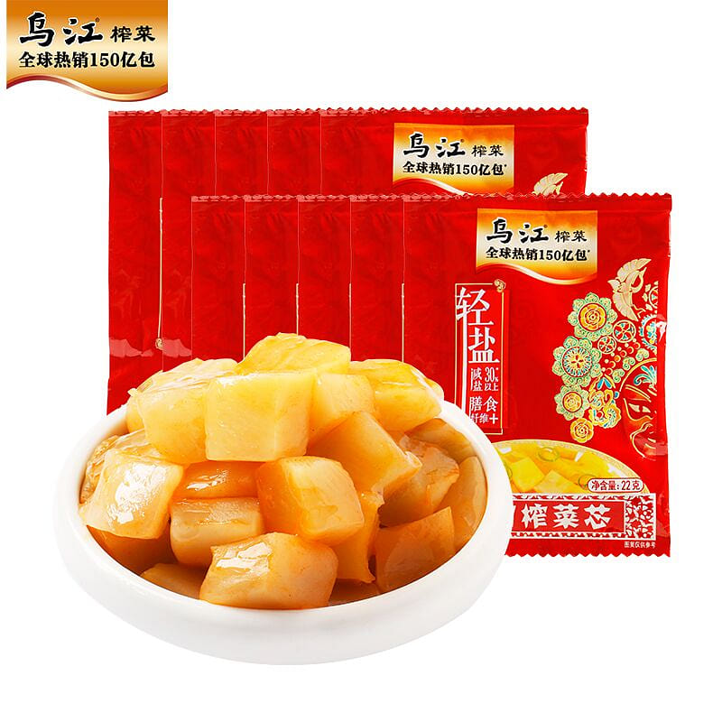 Wujiang crispy mustard core 22g*5 bags 110 g