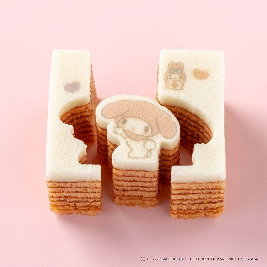 Sanrio Melody Baum Cake Stawberry Flavor 1 each