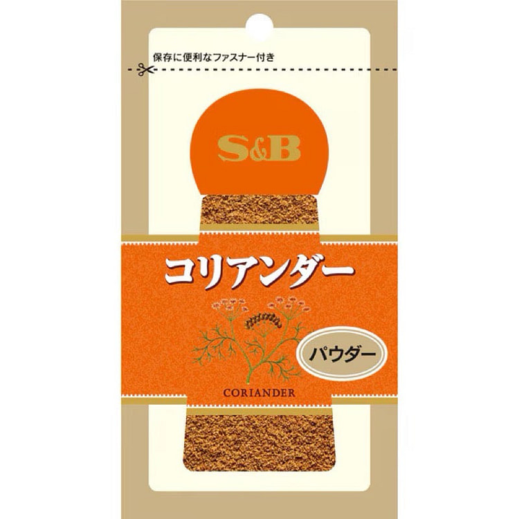 S&B Coriander Powder Resealable Bag 11.5g 1 each