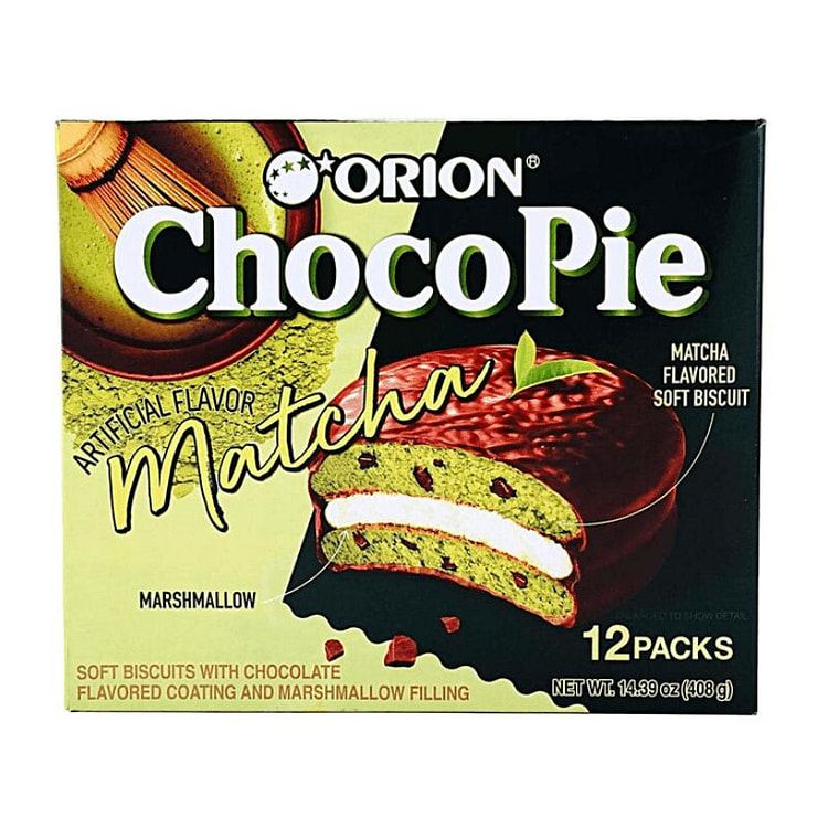 [ORION] ChocoPie Matcha - 408g 1 each