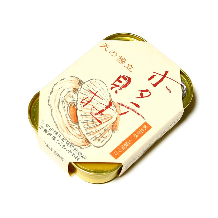 烟熏扇贝罐头 腌制贝类 105克