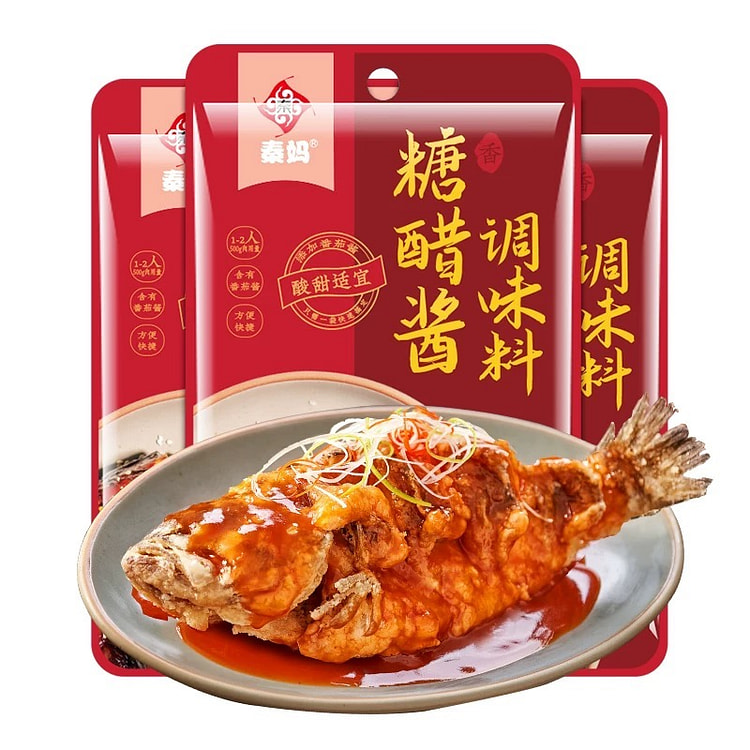 秦妈糖醋汁家用酱糖醋排骨里脊鱼酱汁60g*3