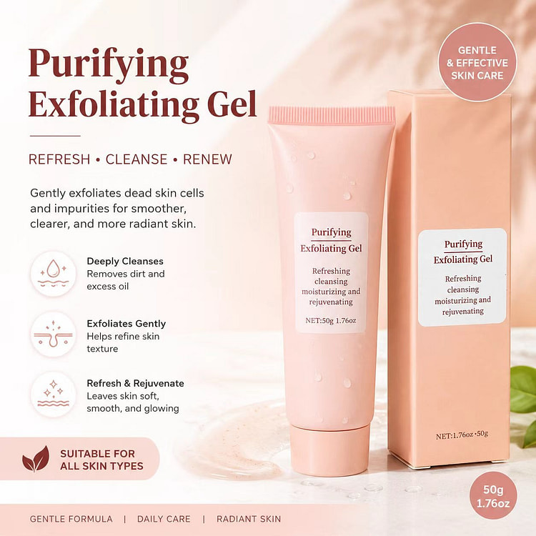 Exfoliating Gel Cleanser for Face and Body,SkinScr 1 count