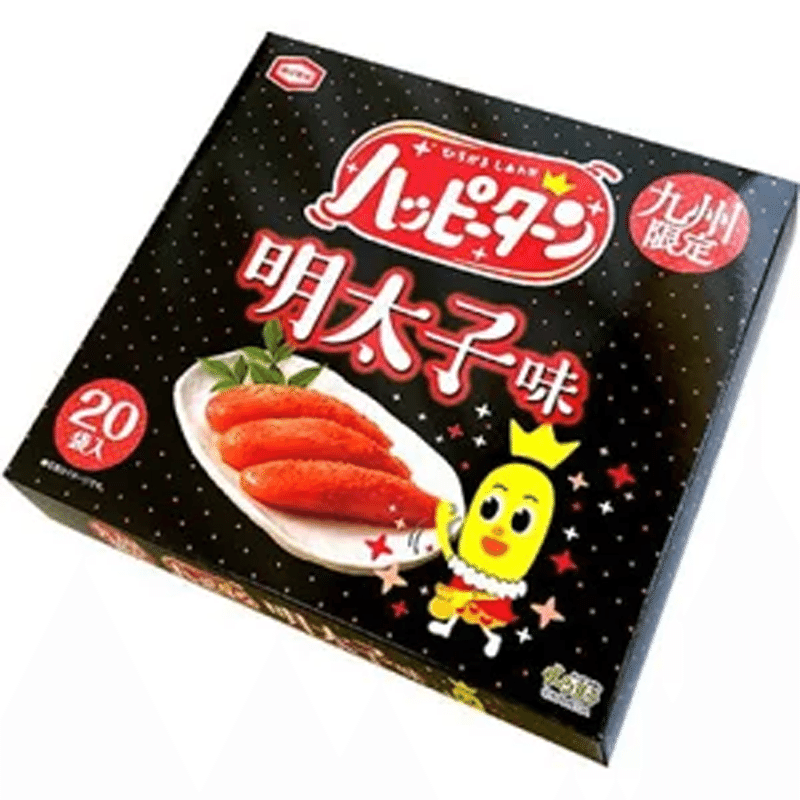 Kyushu Limited Happy Turn Mentaiko Flavor 20 Pieces 1 box