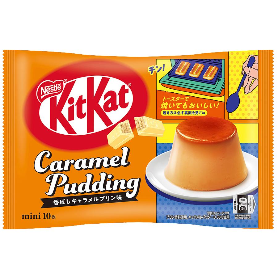 NESTLE JAPAN KIT KAT Caramel Pudding Chocolate wafer 10pc/ Weee!