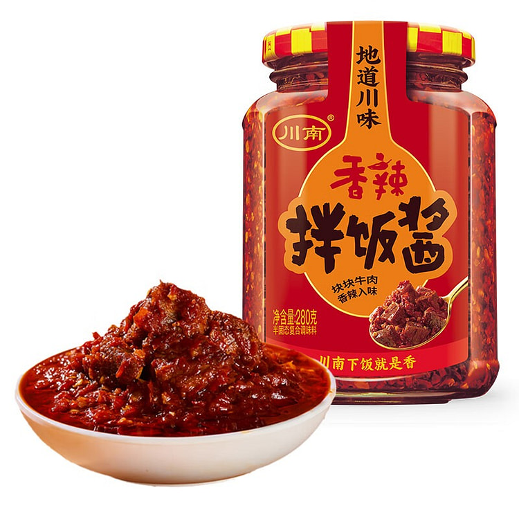 川南香辣拌饭酱 夹馍拌饭拌面调味酱调味品 280 克