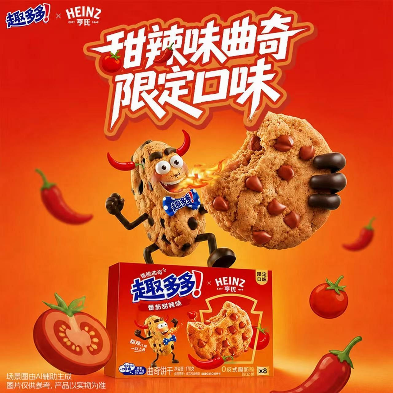 Chipsmore Tomato Sweet & Spicy Cookies 170g 170 g