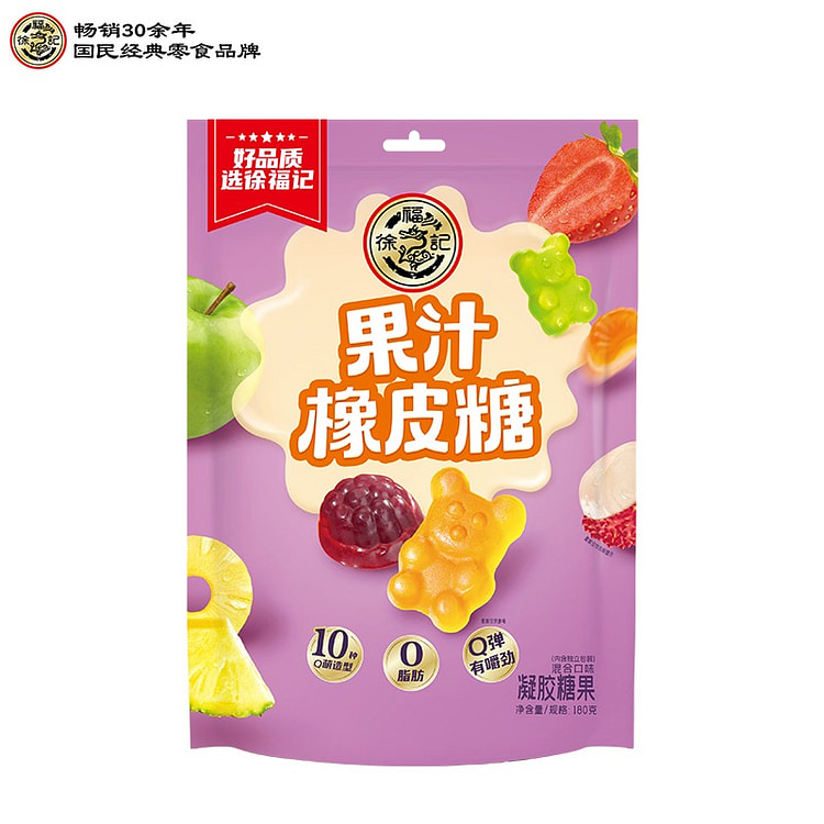 16包  徐福记橡皮糖混合味