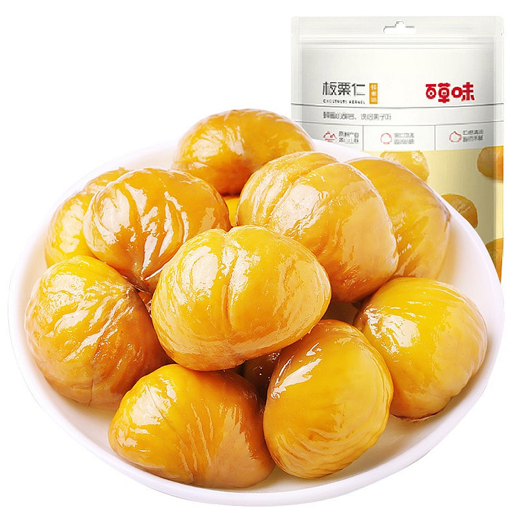 百草味 熟制板栗仁80g蜂蜜味 80 克