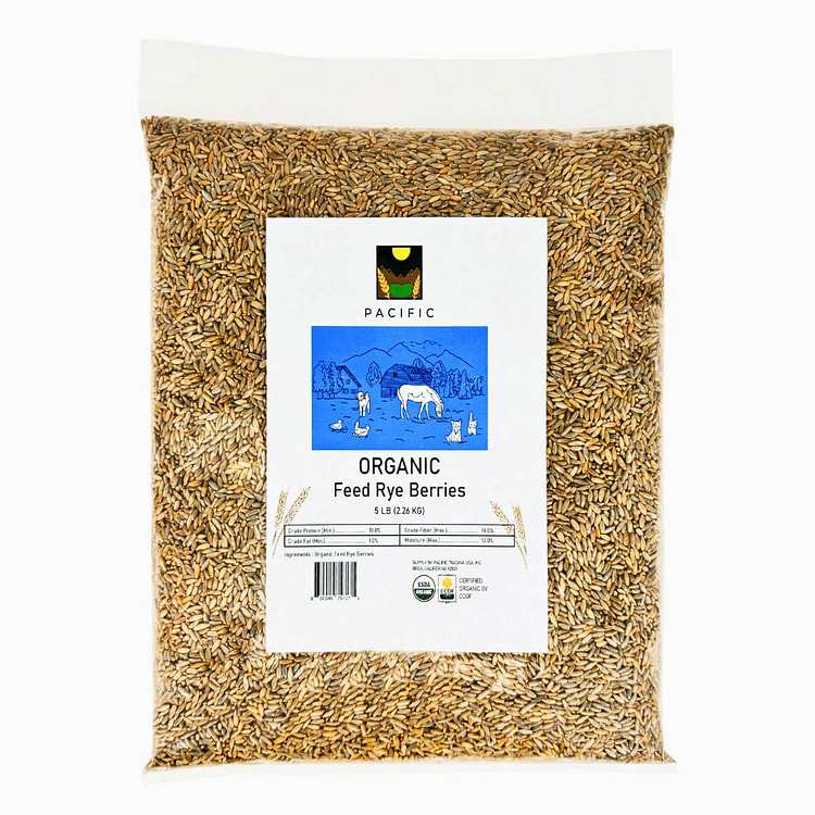 PACIFIC 宠物食品有机黑麦浆果（5磅装）