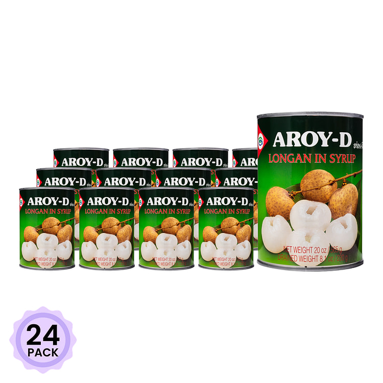 Aroy-D 龙眼糖水罐头 20 盎司*24 包