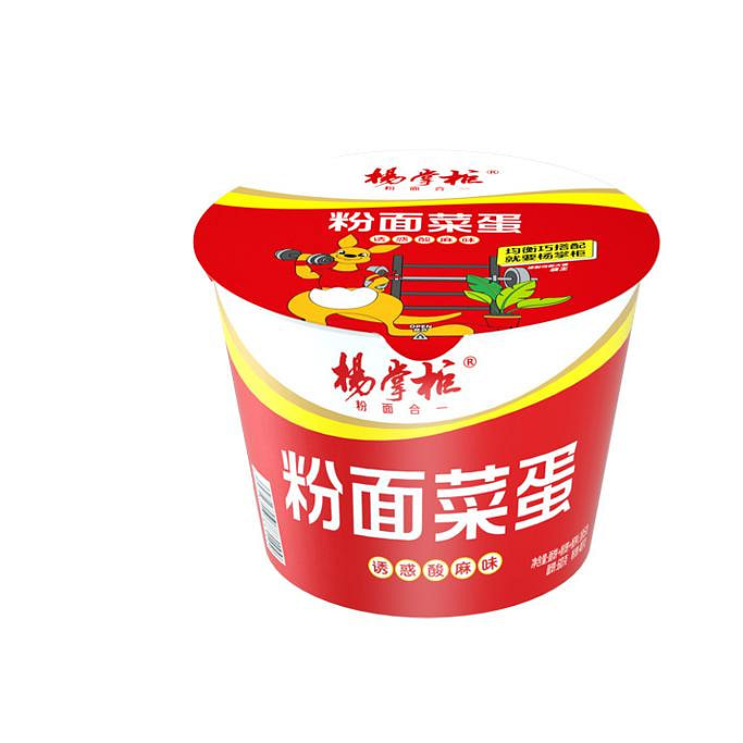 杨掌柜 粉面菜蛋 诱惑酸麻味185g*1桶