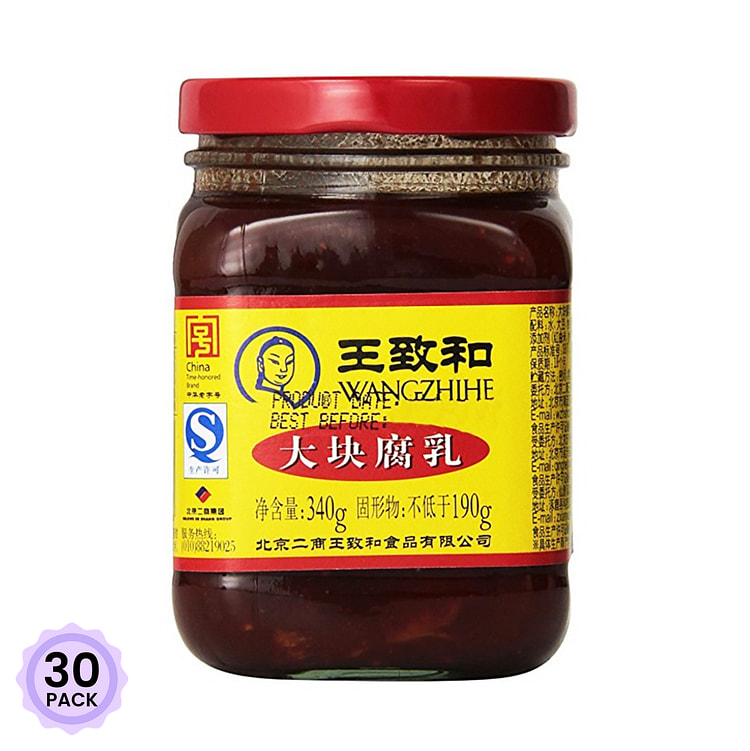 王致和 大块腐乳 340 克*30 包