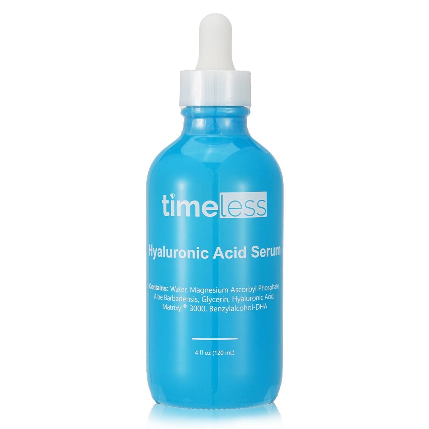 Timeless Skin Care Hyaluronic Acid Serum + Vitamin C 120ml/4oz 120 ml