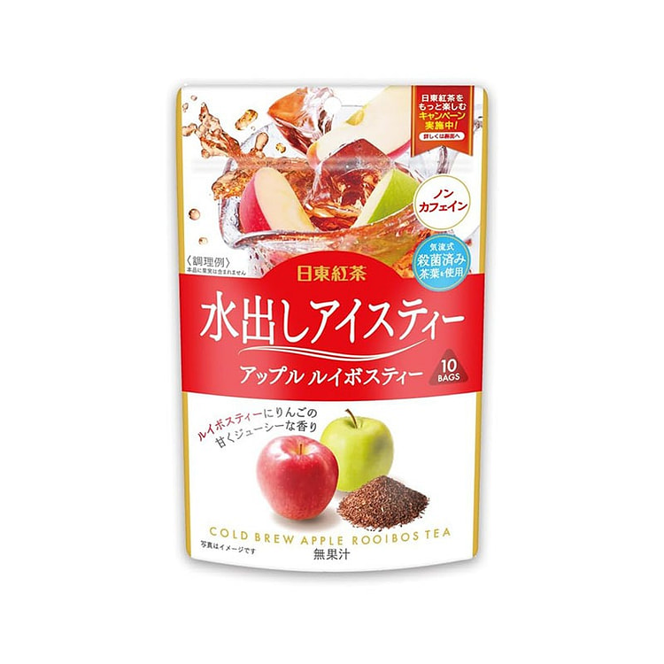 日東紅茶 コールドブリューアップルルイボスティー 10袋