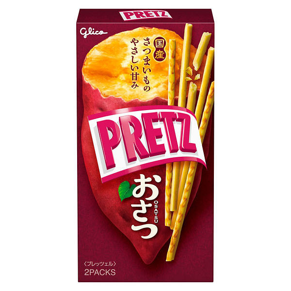 Glico Lady Fingers Sweet Potato Flavor 62g 1 each