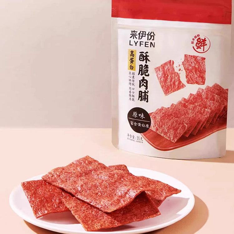 来伊份高蛋白酥脆肉脯