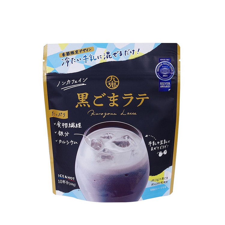 九鬼 黑芝麻拿铁粉 微甜 速溶即饮 无咖啡因