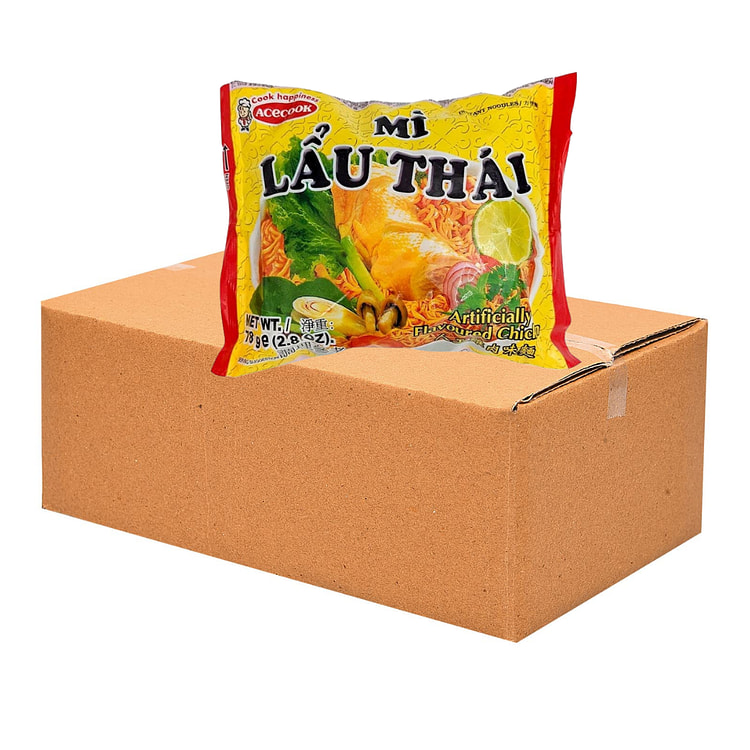 Mì Lẩu Thái Acecook Vị Gà 2.8oz/Gói (30 Gói)