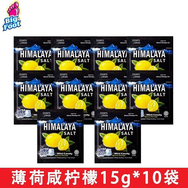Mint Candy: Salted Lemon Mint (10 Packs) 150 g