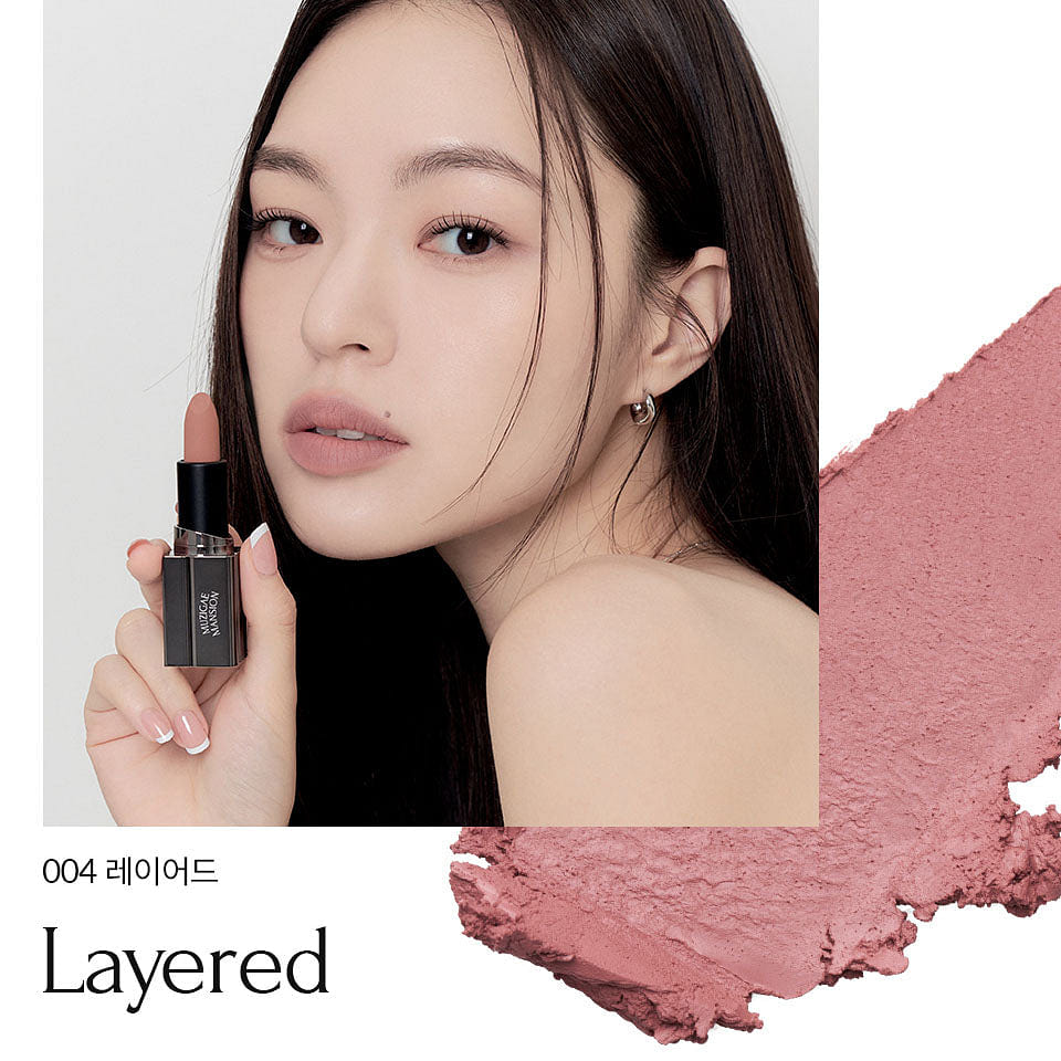 Muzigae Mansion Moodwear Blur Lipstick 004 Layered 1 each