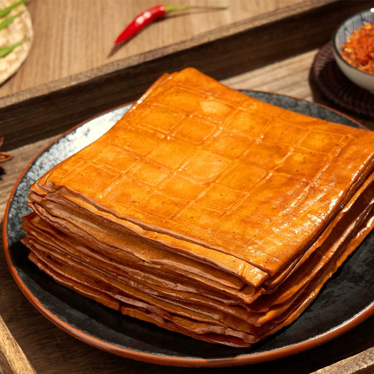 Zhang Fei kraft dried tofu hot pot barbecue, braised tofu dried slices, Sic