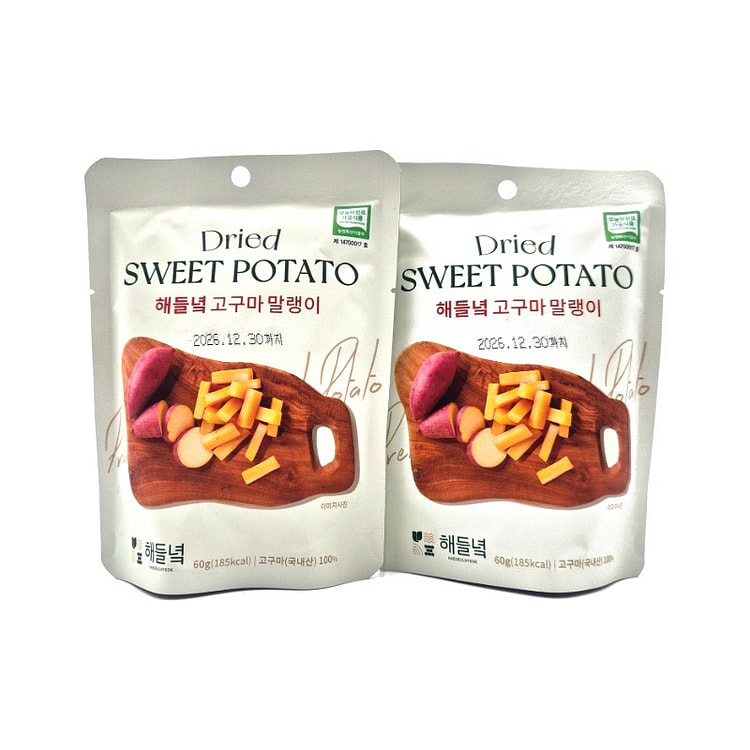 Haedeulnyeok Dried Sweet Potato Chews 60 g*2 pack