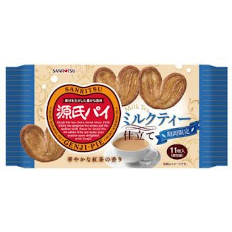 三立制菓 源氏蝴蝶酥（奶茶风味） 11枚 1 包