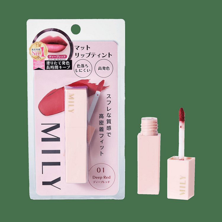MILY Matte Lip Color - Deep Red