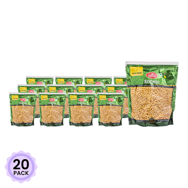 Haldirams Boondi 400 g*20 pack