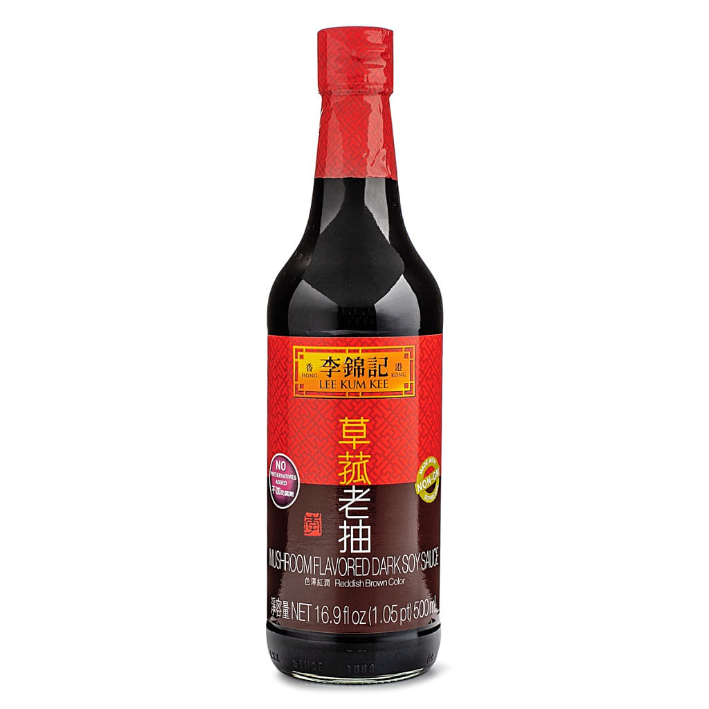 Lee Kum Kee Dark Soy Sauce, Mushroom Flavor 500 ml*12 pack