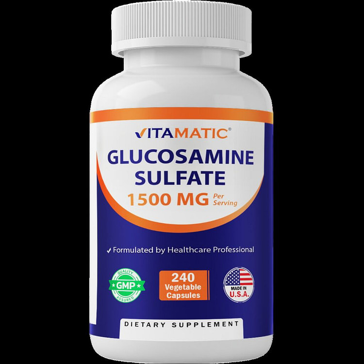 Glucosamine Sulfate Supplement, 240 Capsules