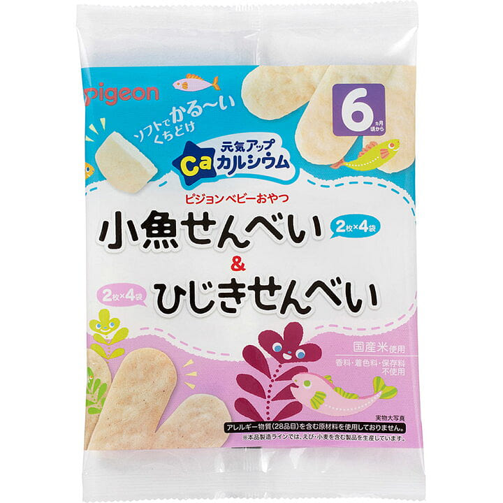 PIGEON Baby Calcium Rice Crackers 6M+ 1 each