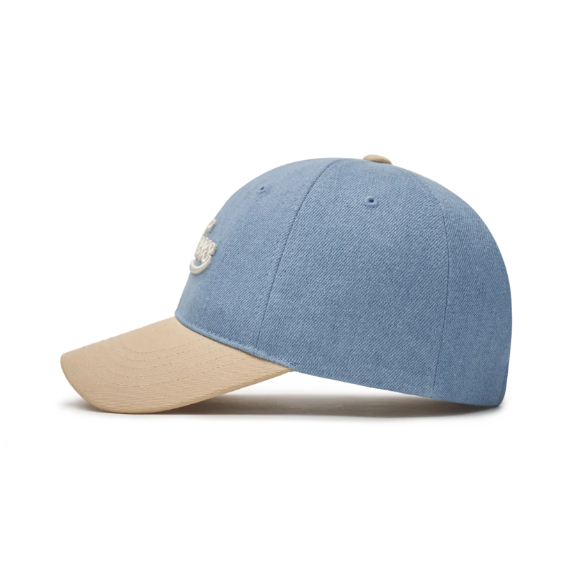 キャップ MLB Korea Culsive Lettering Denim Unstructured Ball Cap NY D Get Korea Direct - MLB Korea Unisex Cursive Lettering Denim